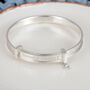 Sterling Silver 'Twinkle Star' Christening Bangle, thumbnail 1 of 3