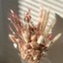 Blush Hydrangea Dried Flower Posy With Jar, thumbnail 2 of 10