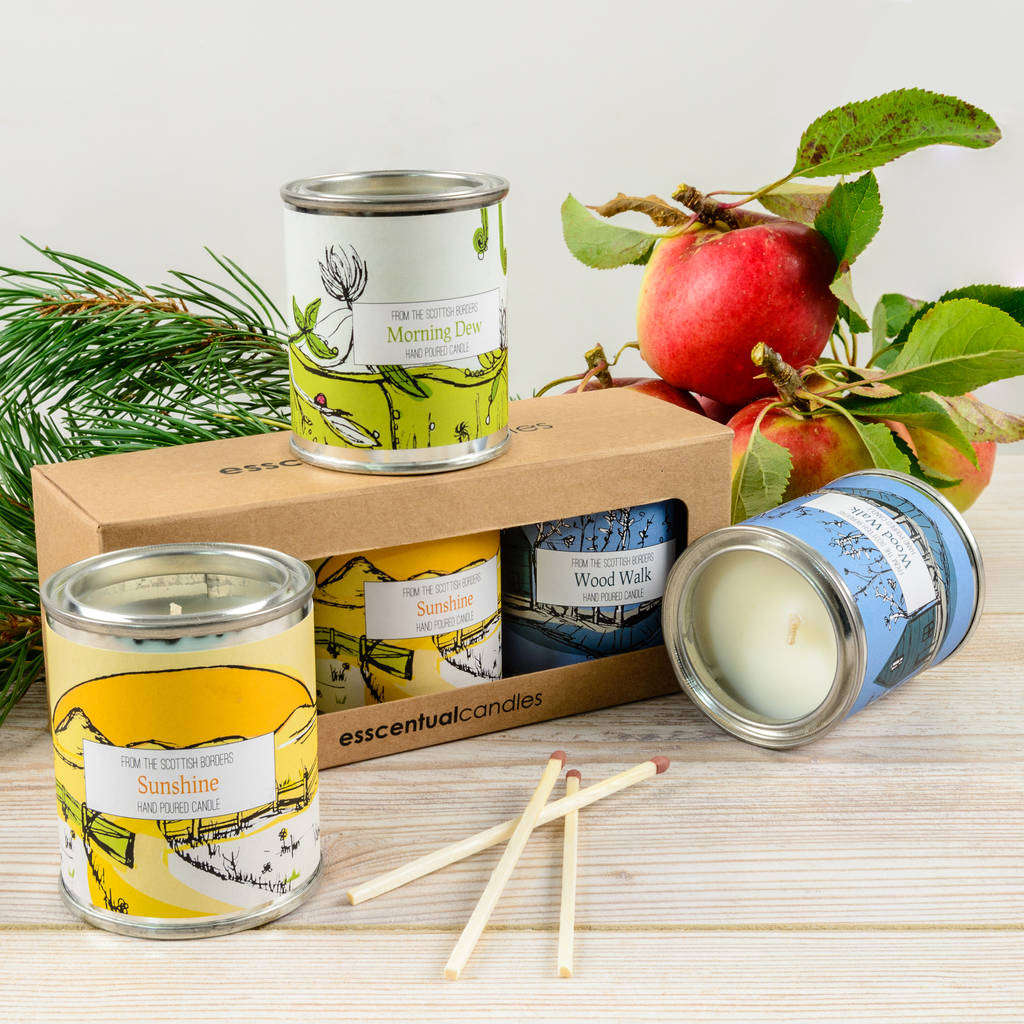 Elements Candle Gift Set By Esscentualcandles