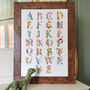 The Flower Alphabet Print, thumbnail 7 of 9