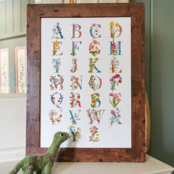 The Flower Alphabet Print, 7 of 9