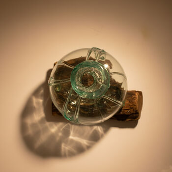 Twisted Molten Glass Wine Decanter And Water Decanter, 7 of 8