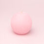 G Decor Georgia Light Pink Ombre Sphere Ball Candles, thumbnail 5 of 9