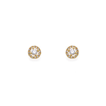 Salisbury Rhodium, Gold Or Rose Gold Plated Earrings, 5 of 11