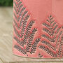 Kilnsey Personalised Pink Fern Planter, thumbnail 6 of 7