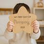 1st Day Of Nursery,Reception Preschool Wooden Star Sign, thumbnail 6 of 7