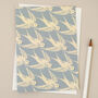 Pack Of Four Bird Print Greetings Cards, thumbnail 5 of 6