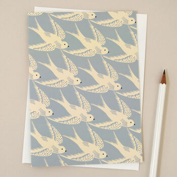 Pack Of Four Bird Print Greetings Cards, 5 of 6