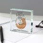 Personalised 1st Father's Day Daddy Bear Crystal Token, thumbnail 3 of 3