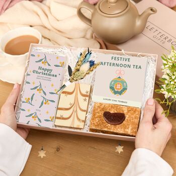 Festive Afternoon Tea Letterbox Gift, 2 of 3