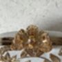 Arar | White And Gold Floral Embroidered Bridal Clutch, thumbnail 9 of 10