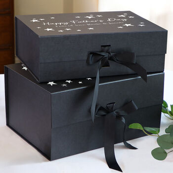 Personalised Luxury Black Father's Day Gift Box Selection, 4 of 6