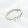 Textured Personalised 9ct Gold Men's Wedding Ring, thumbnail 4 of 5