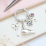 Dog Groomer Personalised Keyring Pet Grooming Gift, thumbnail 5 of 11