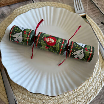 Folklore Green Mini Christmas Crackers Set Of Eight, 5 of 6