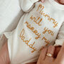 Personalised Proposal Baby Grow, thumbnail 1 of 6