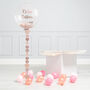 Personalised Rose Gold Heart Bubble Balloon, thumbnail 2 of 2