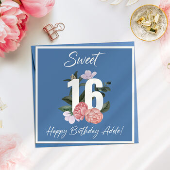 Sweet 16th Birthday Card, 3 of 6