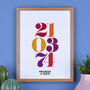 Personalised Important Date Print, thumbnail 3 of 11