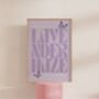 Lavender Haze Taylor Swift Inspired Print, thumbnail 2 of 3