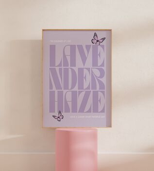 Lavender Haze Taylor Swift Inspired Print, 2 of 3