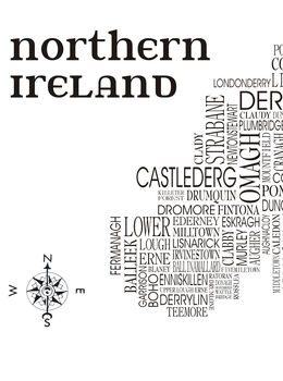 Northern Ireland Word Map, 3 of 5
