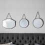 Set Of Three Bevelled Chained Mirrors, thumbnail 1 of 3