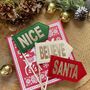Personalised Christmas Present Topper Flag Decoration, thumbnail 8 of 9