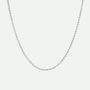 Sterling Silver Wheat Chain Necklace 18 Inch, thumbnail 3 of 4