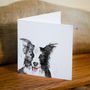 Inky Dog Blank Greeting Card, thumbnail 5 of 5