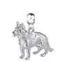 Alsatian Sterling Silver Charm, thumbnail 4 of 11