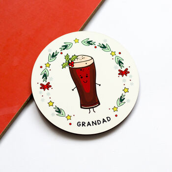 Personalised Christmas Coaster Place Settings, 9 of 11