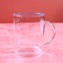 G Decor The Twist Rim Handcrafted Glassware Collection Tea Cups And Coffee Mugs In Red, Blue And Green, thumbnail 6 of 7