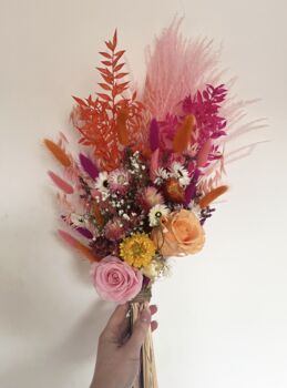 Tropical Vibe Dried Flower Bouquet, 4 of 5