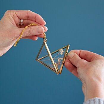 Mini Triangular Hanging Photo Frame, 3 of 12