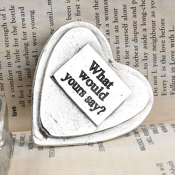 Personalised Heart 10th Anniversary Pewter Trinket Box, 8 of 10