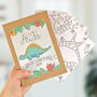 A To Z Dinosaur Colouring In Postcard Set, thumbnail 2 of 3