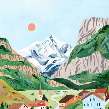 Grindelwald, Switzerland Travel Art Print, 7 of 7