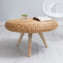 Natural Wood Coffee Table Round, thumbnail 1 of 5