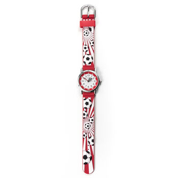 Personalised Kid's Red Football Watch, 11 of 11