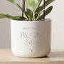 Personalised 20th China Anniversary Gift | Indoor Pot Add Plant, thumbnail 4 of 7