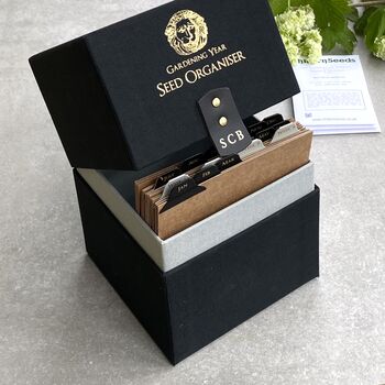 Personalised Seed Box Organiser For Garden Enthusiasts, 3 of 10