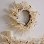 Giant Luxury Pre Lit Pampas Autumn Wreath, thumbnail 3 of 7