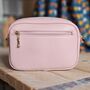 Single Zip Cross Body Bag In Light Pink, thumbnail 2 of 2