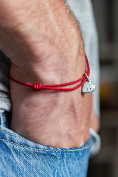 Personalised Couples Heart Bracelets, 2 of 4