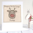 Personalised Reindeer Christmas Card By Milly And Pip Gifts And Cards ...