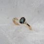 Ethical Sapphire And Diamond Engagement Ring: Rosalia, thumbnail 2 of 5