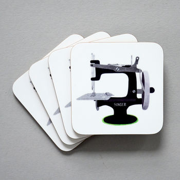 Singer Sewing Machine Coaster, 6 of 6