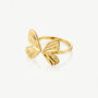 Gold Or Silver Butterfly Ring – Adjustable, thumbnail 1 of 5