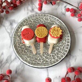 Personalised Lunar New Year Trio Of Cakesicles, 7 of 10